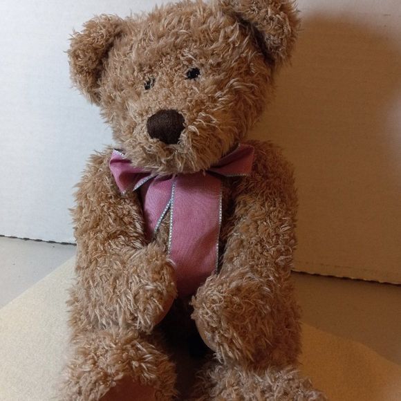 Russ Harlington Teddy Bear With Ribbon Cottagecore - Picture 7 of 8